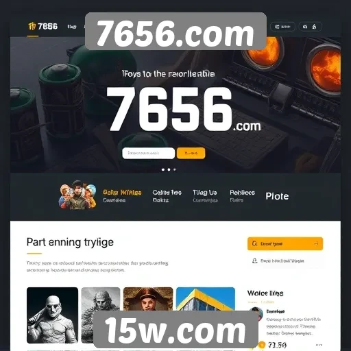 Análise da interface do usuário em 7656.com